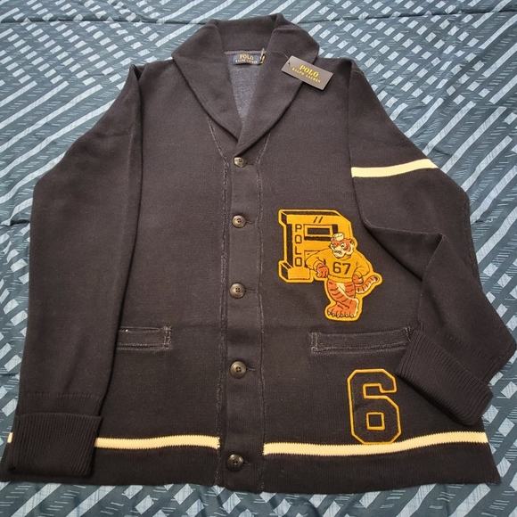 Polo Ralph Lauren Other - Polo Ralph Lauren Cardigan Letterman Sweater